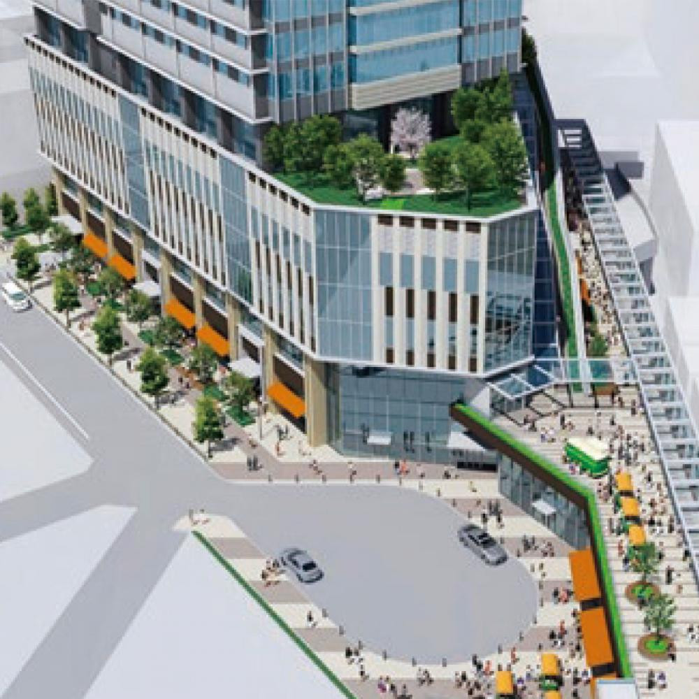 2023年完成予定、横浜駅きた西口鶴屋地区第一種市街地再開発事業